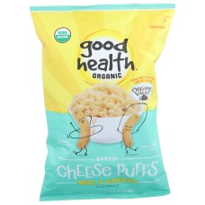 GOOD HEALTH: Baked Cheese Puffs Mac & Cheese Organic, 5.25 oz