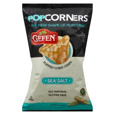 GEFEN: Popped Corn Chips Sea Salt, 5 oz