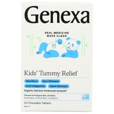 GENEXA: Kids Tummy Relief, 30 tb