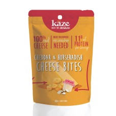 KAZE: Cheese Bites Cheddar Horseradish Snack, 6 oz
