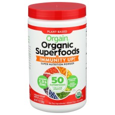 ORGAIN: Superfoods Immunity Up Powder Honeycrisp Apple, 9.9 oz