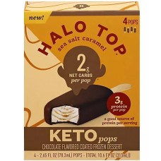 HALO TOP: Sea Salt Caramel Keto Pops, 4 pk