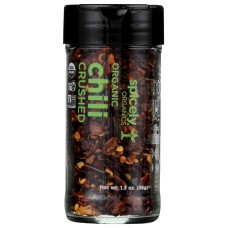 SPICELY ORGANICS: Organic Chili Pepper Crushed Jar, 1.3 oz
