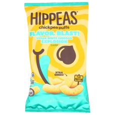HIPPEAS: Vegan White Cheddar Explosion Chickpea Puffs, 3.75 oz
