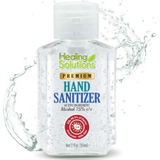 HEALING SOLUTIONS: Hand Sanitizer, 2 oz