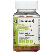 HERBALAND: Multivitamin Classic Gummies For Kids, 60 pc