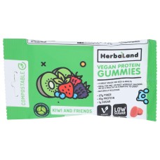 HERBALAND: Kiwi and Friends Vegan Protein Gummies, 50 gm