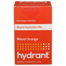 HYDRANT: Rapid Hydration Mix Blood Orange, 12 ea