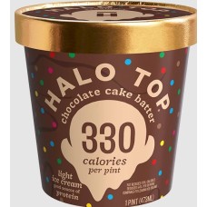 HALO TOP: Chocolate Cake Batter Pint, 16 fo