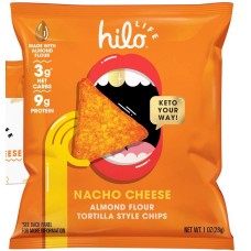 HILO LIFE SNACKS: Nacho Cheese Tortilla Chips, 1 oz