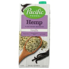 PACIFIC FOODS: Vanilla Hemp Milk, 32 fo