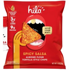 HILO LIFE SNACKS: Spicy Salsa Tortilla Chip, 1 oz