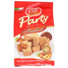 GASTONE LAGO: Party Wafers Hazelnut, 8.82 oz