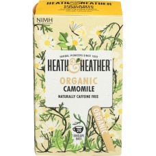 HEATH AND HEATHER: Organic Camomile Tea, 20 ea