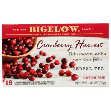 BIGELOW: Cranberry Harvest Herbal Tea, 1.39 oz