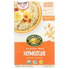 NATURES PATH: Homestyle Gluten Free Oatmeal, 11.3 oz