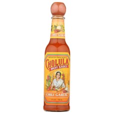 CHOLULA: Chili Garlic Hot Sauce, 5 oz