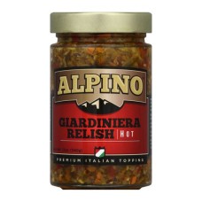 ALPINO: Giardiniera Relish Hot, 12 oz