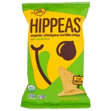 HIPPEAS: Sea Salt Lime Organic Chickpea Tortilla Chips, 5 oz