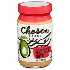 CHOSEN FOODS: Harissa Avocado Oil Mayo, 8 oz