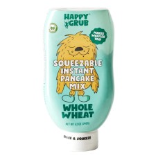 HAPPY GRUB: Whole Wheat Instant Pancake Mix, 9.5 oz