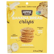 HIPPIE SNACKS: Original Banana Bread Crisps, 2.5 oz