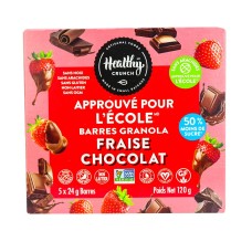 HEALTHY CRUNCH: Strawberry Chocolate Granola Bars, 5.08 oz