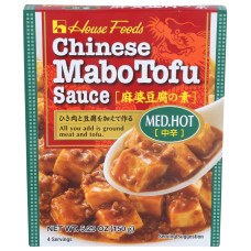 HOUSE FOODS: Chinese Mabo Tofu Sauce Medium, 5.29 oz