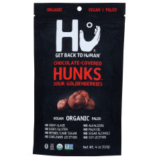 HU: Chocolate Covered Hunks Sour Golden Berries, 4 oz HU: Chocolate Covered Hunks Sour Golden Berries, 4 oz