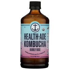 HEALTH ADE: Bubbly Rose Kombucha, 16 oz