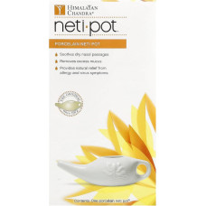HIMALAYAN CHANDRA: Ceramic Neti Pot, 6 oz
