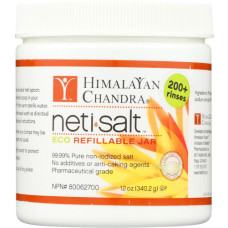 HIMALAYAN CHANDRA: Neti Pot Salt, 12 oz
