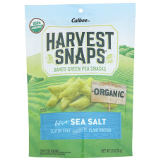 HARVEST SNAPS: Artisan Sea Salt Snack Crisps, 3.3 oz