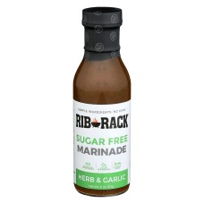 RIB RACK: Sugar Free Herb And Garlic Marinade, 11 oz