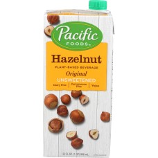 PACIFIC FOODS: Hazelnut Unsweetened Original, 32 fo