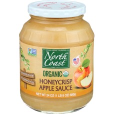 NORTH COAST: Organic Honeycrisp Apple Sauce, 24 oz