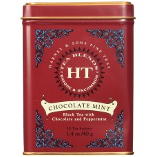 HARNEY & SONS: Chocolate Mint Hot Tea Tin, 20 bg