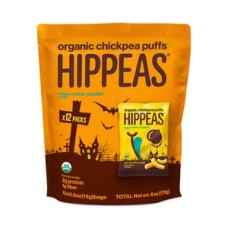 HIPPEAS: Vegan White Cheddar Puff Halloween, 6 oz