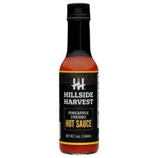 HILLSIDE HARVEST: Pineapple Fresno Hot Sauce, 5 fo