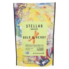 STELLAR SNACKS: Bold and Herby Stellar Pretzel Braids, 16 oz
