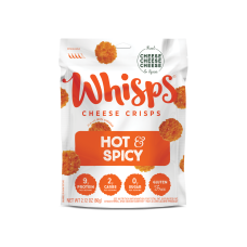 WHISPS: Hot and Spicy Cheese Crisps, 2.12 oz