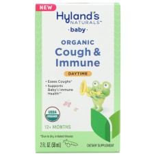 HYLANDS: Baby Organic Cough and Immune Daytime, 2 fo