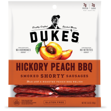 DUKES: Sausages Peach BBQ, 5 oz