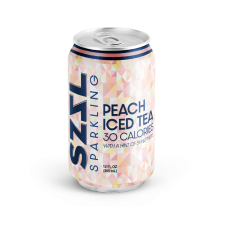 SZZL SPARKLING: Peach Iced Tea Sparkling Tea, 12 fo