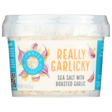 CORNISH SEA SALT: Sea Salt Really Garlicky, 1.9 oz
