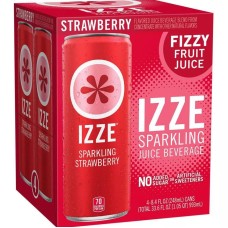 IZZE BEVERAGE: Strawberry Sparkling Juice, 33.6 fo