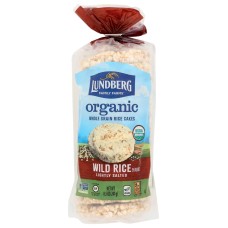 LUNDBERG: Organic Wild Rice Cakes, 8.5 oz