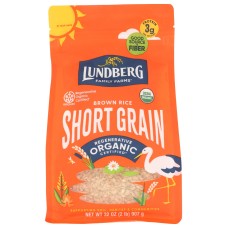 LUNDBERG: Organic Short Grain Brown Rice, 32 oz