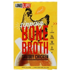 LONOLIFE: Savory Chicken Bone Broth Stick 4Pk, 2.24 oz