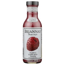 BRIANNAS: Raspberry Poppy Seed Dressing, 12 oz